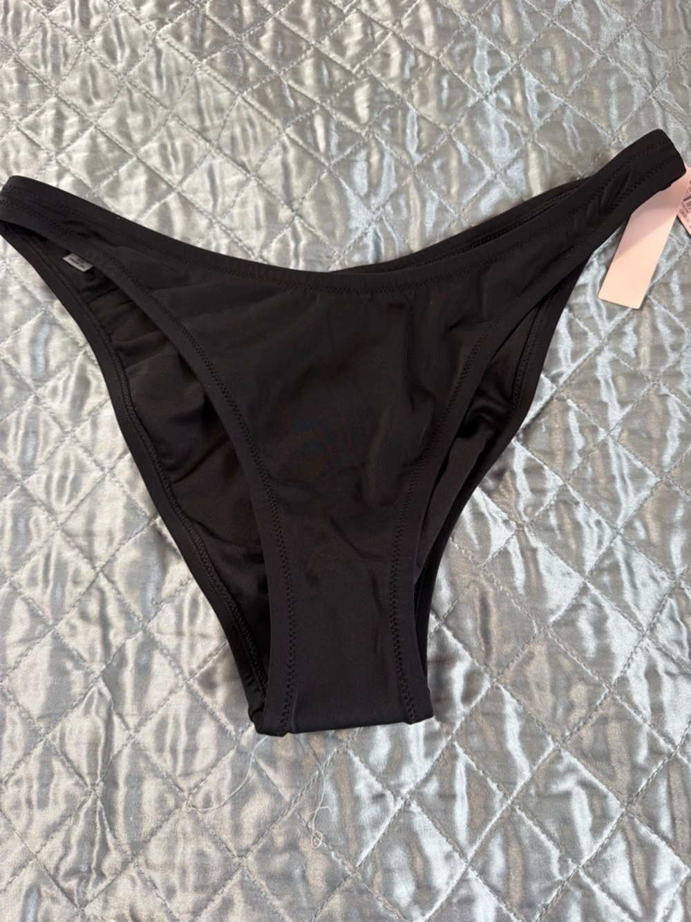Victorias Secret Escondido High-Leg Brazilian Bikini Bottom Large Black